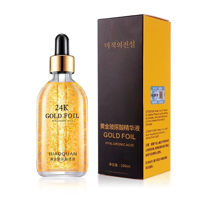 100ml 24K Gold Hyaluronic Acid Nicotinamide Face Serum